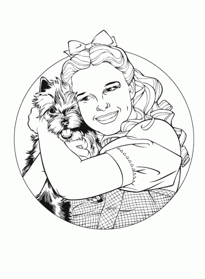 Get This Printable Wizard Of Oz Coloring Pages For Kids BV21Z