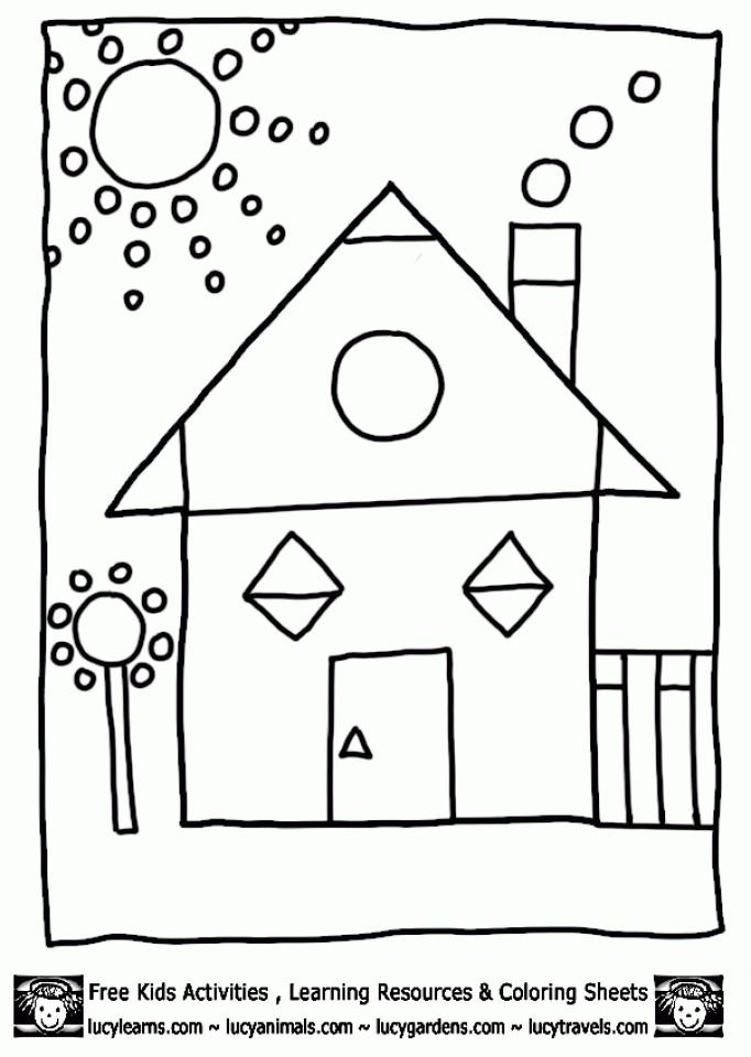 35+ Easy Coloring Sheets For Preschoolers