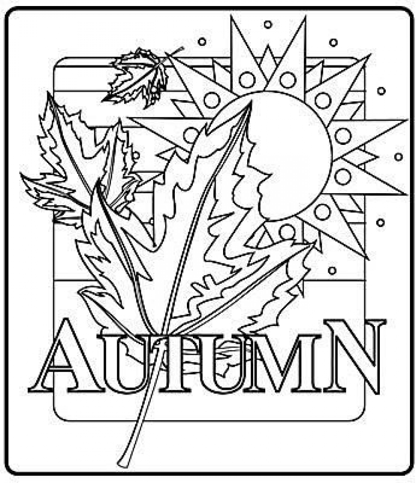 20+ Free Printable Autumn Coloring Pages - EverFreeColoring.com
