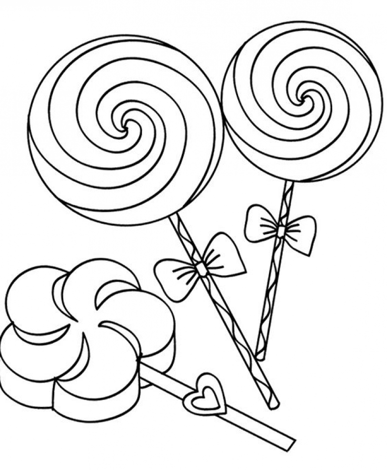 20+ Free Printable Candy Coloring Pages