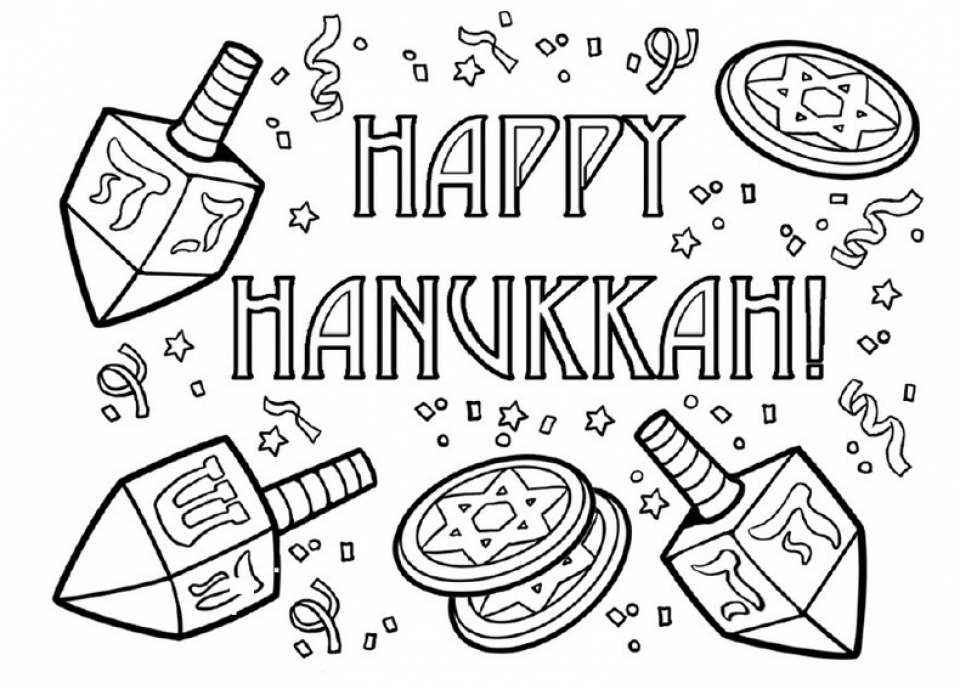 Get This Free Hanukkah Coloring Pages for Kids ddpA0