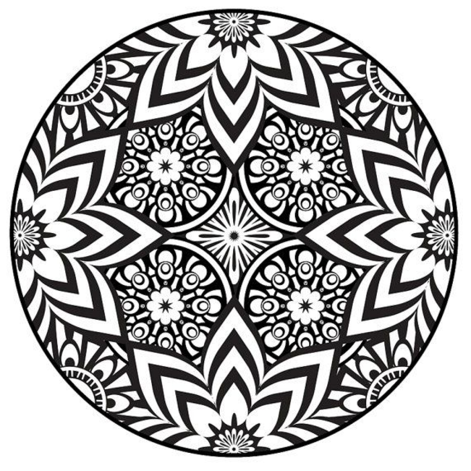 Get This Free Mandala Coloring Pages For Adults to Print 88595