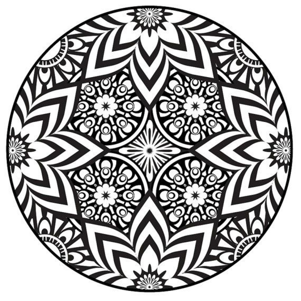 Get This Free Mandala Coloring Pages For Adults to Print