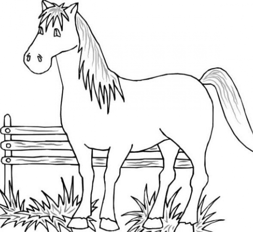 for-horse-farm-animal-coloring-pages