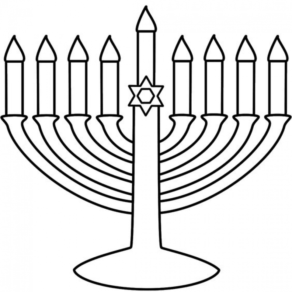 Get This Hanukkah Coloring Pages to Print for Kids KIFps