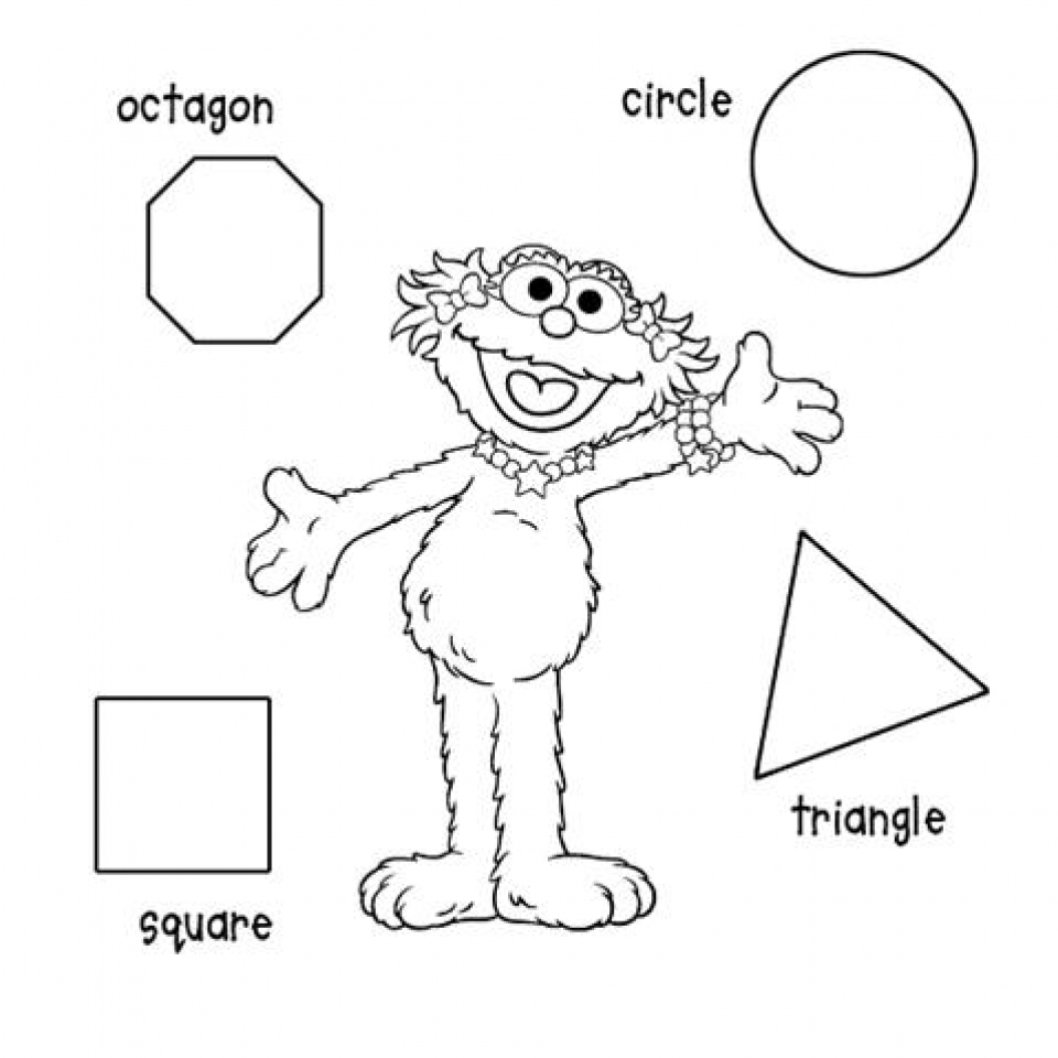Get This Image of Shapes Coloring Pages to Print for Kids uan64