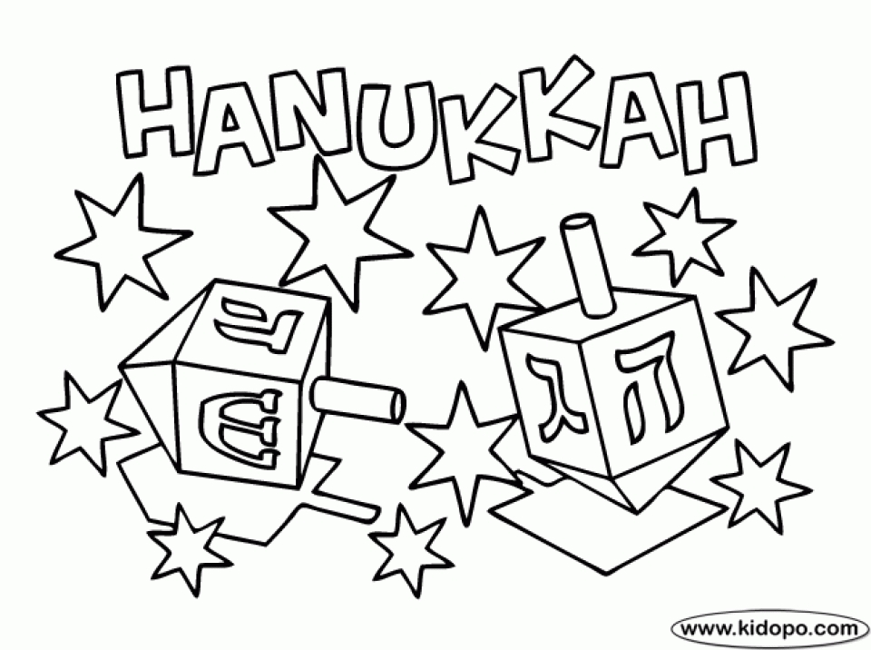 20+ Free Printable Hanukkah Coloring Pages - EverFreeColoring.com