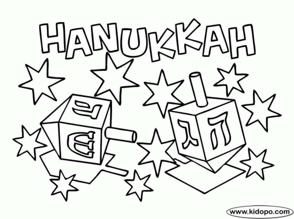 Free Printable Hanukkah Coloring Pages Coloring Pages