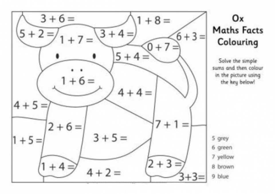 20+ Free Printable Math Coloring Pages - EverFreeColoring.com