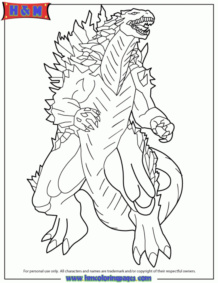 Get This Online Godzilla Coloring Pages for Kids 8QgDr