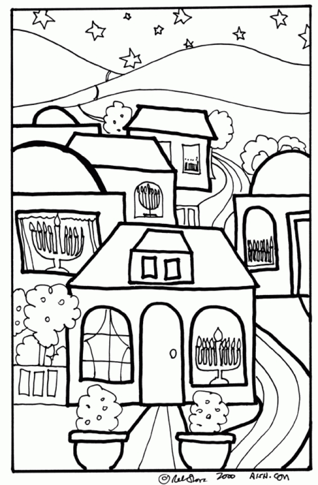 Get This Online Hanukkah Coloring Pages to Print aycRt