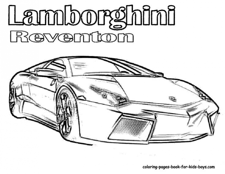 Get This Online Lamborghini Coloring Pages 88275