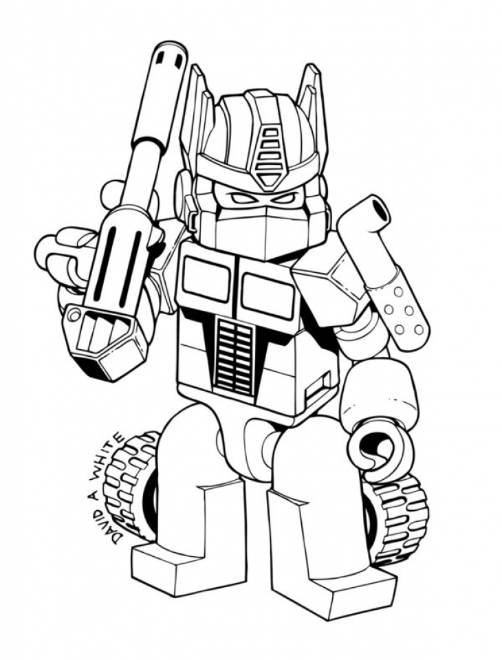 Get This Optimus Prime Coloring Page to Print for Kids aiwkr
