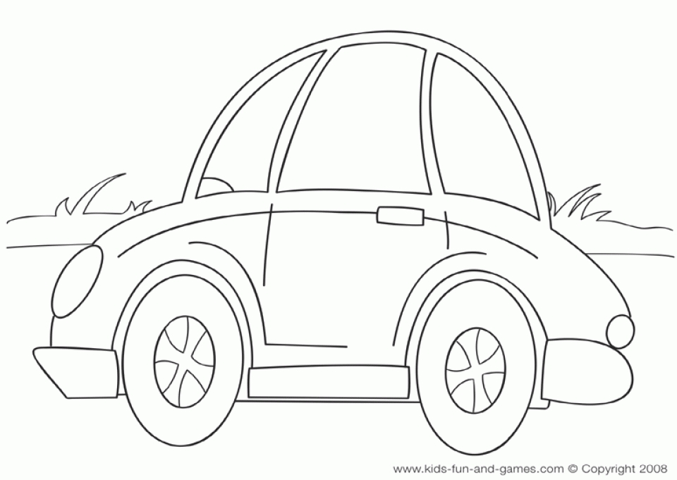 20+ Free Printable Car Coloring Pages - EverFreeColoring.com