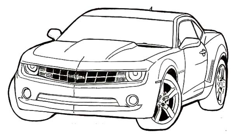 doodle car coloring pages