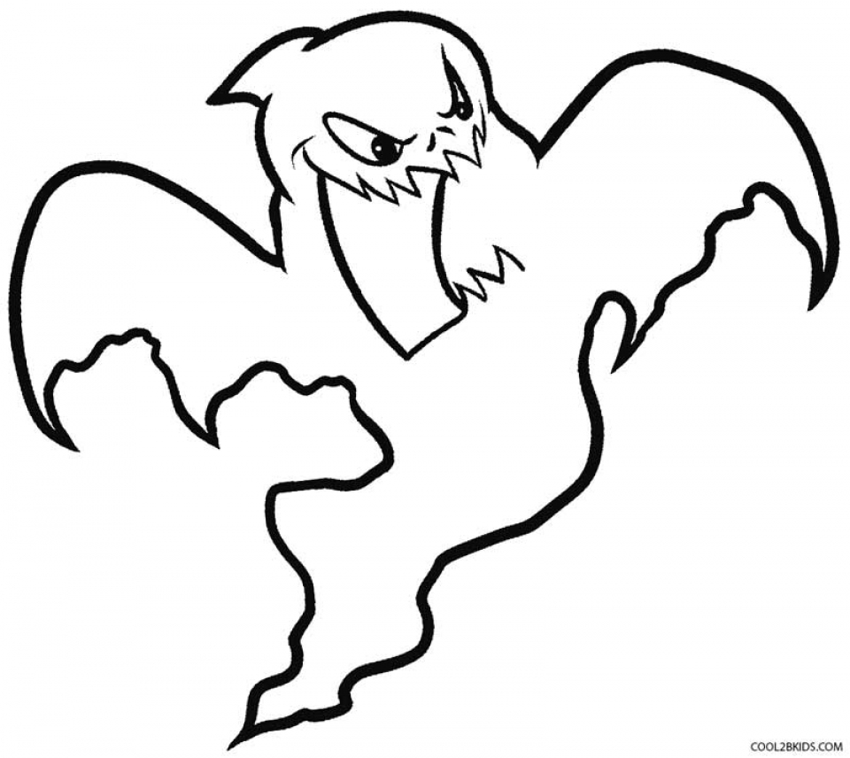 Get This Printable Ghost Coloring Pages 87141