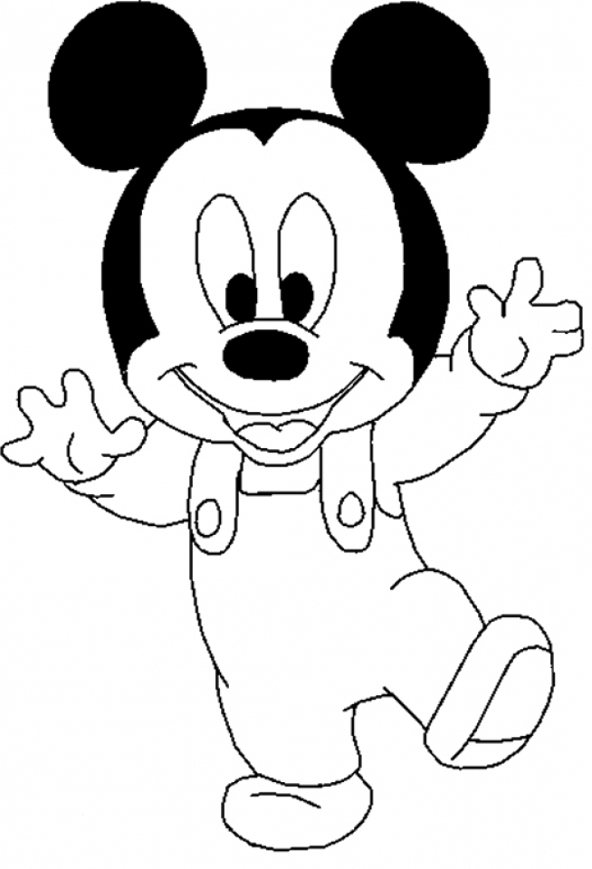 coloring mickey mouse printable
