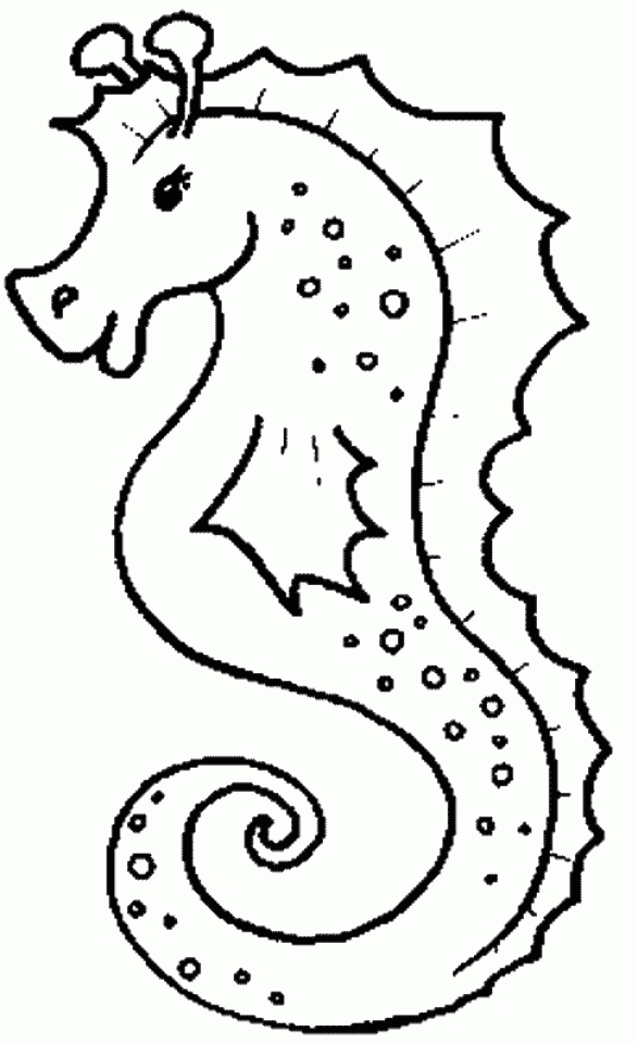 Get This Printable Seahorse Coloring Pages 70550