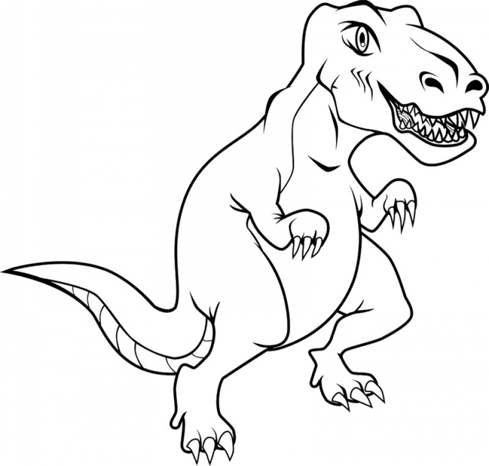 printable t rex coloring pages 41558