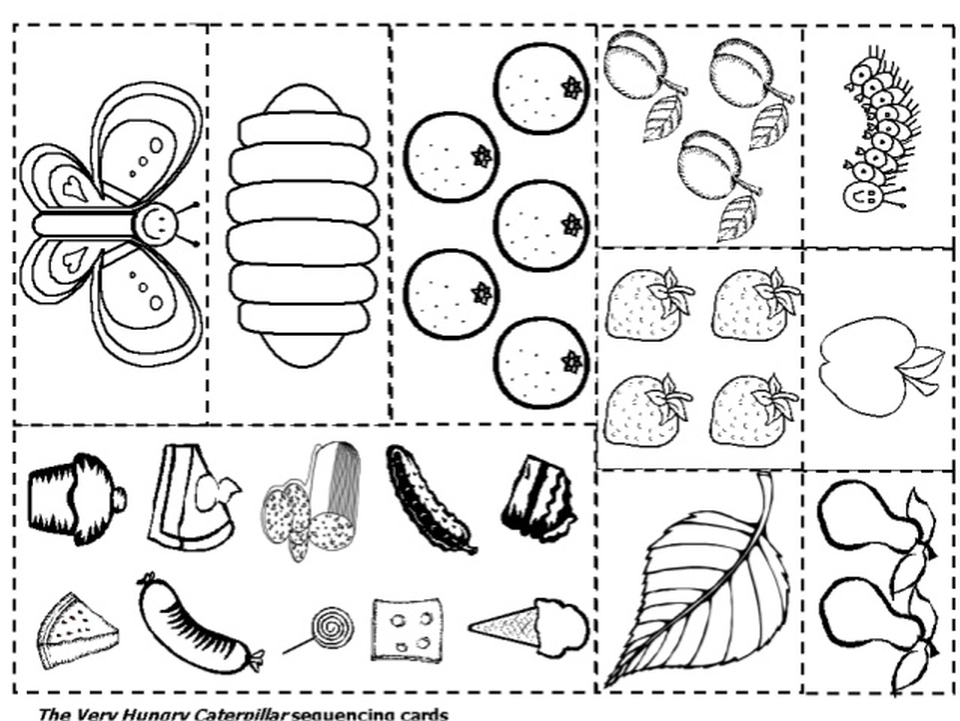 Get This The Very Hungry Caterpillar Coloring Pages Free For Kids 67491