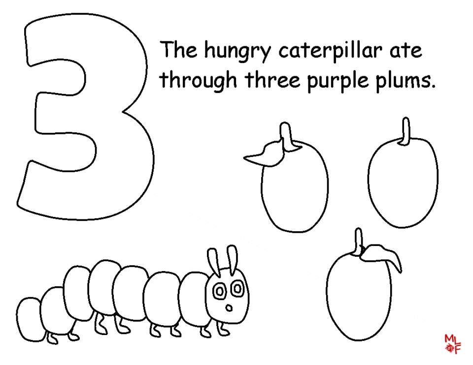 Get This The Very Hungry Caterpillar Coloring Pages Free for Kids - 83912