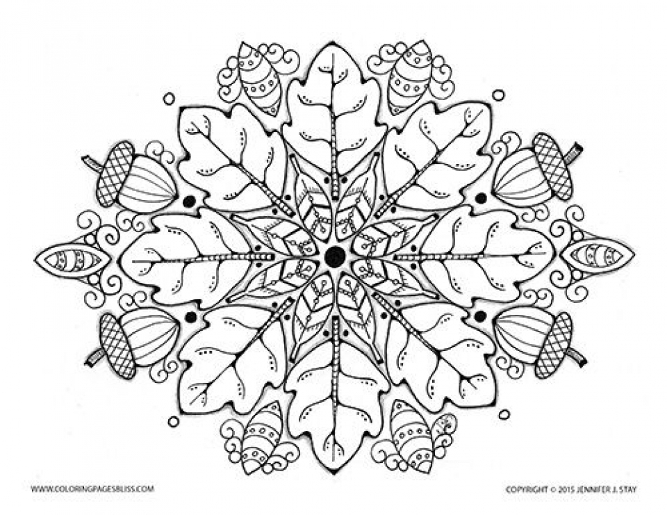 20 Free Printable AutumnFall Coloring Pages for Adults