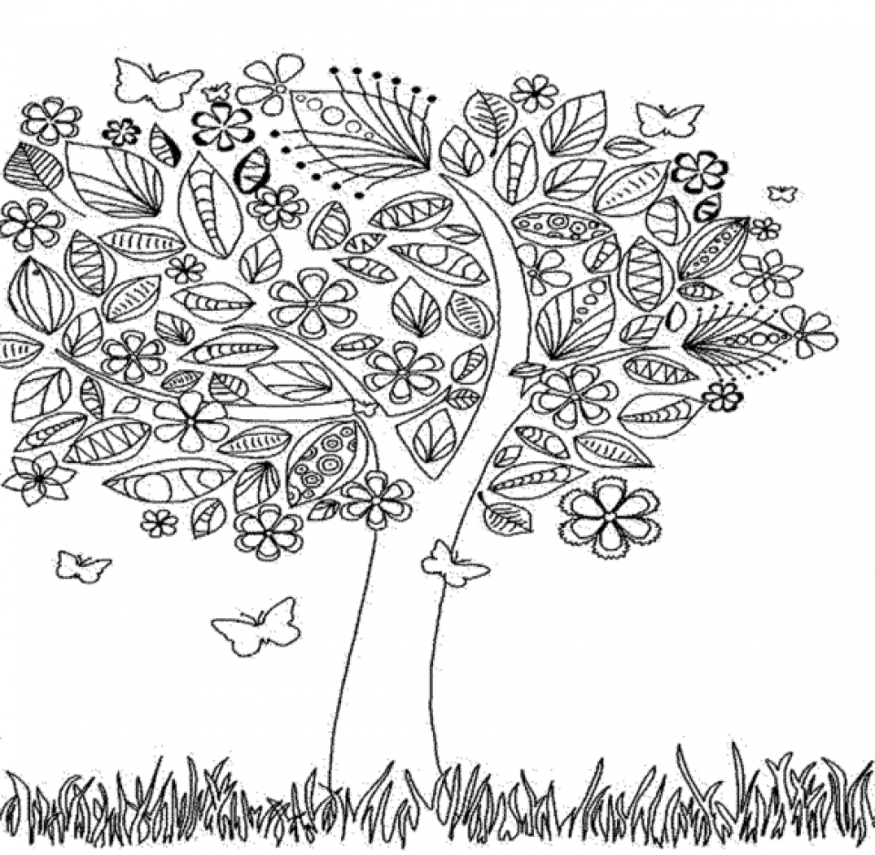 Get This Autumn Coloring Pages for Adults Free Printable tpl76