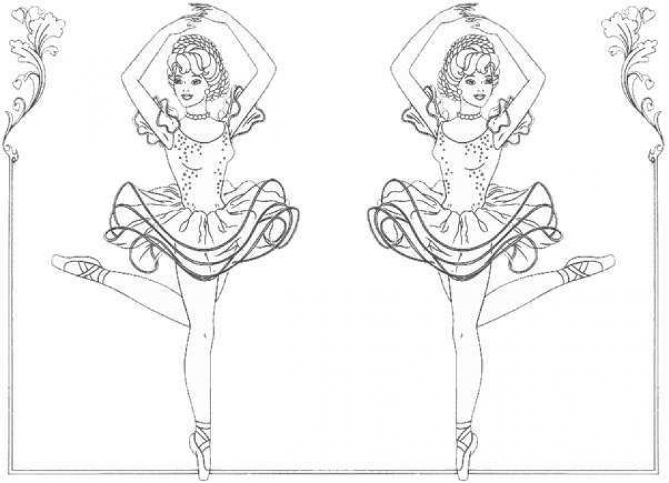 20 Free Printable Ballerina Coloring Pages Everfreecoloring Adults