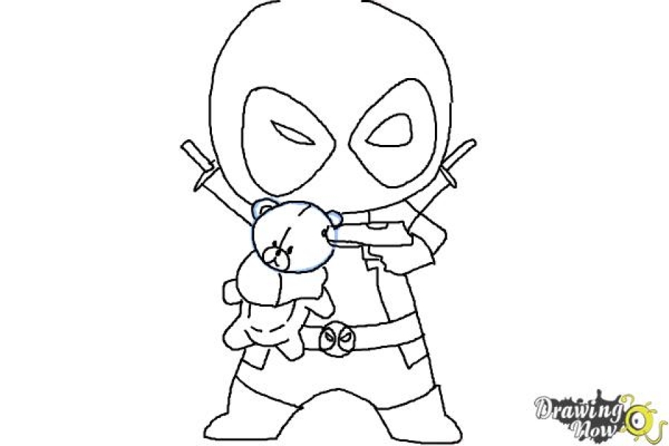 images of deadpool coloring pages - photo #30