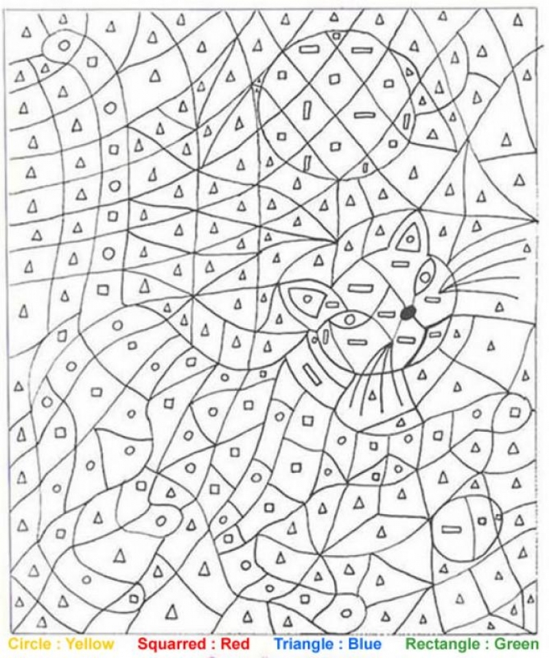 Get This Difficult Color by Number Pages for Grown Ups BG64S