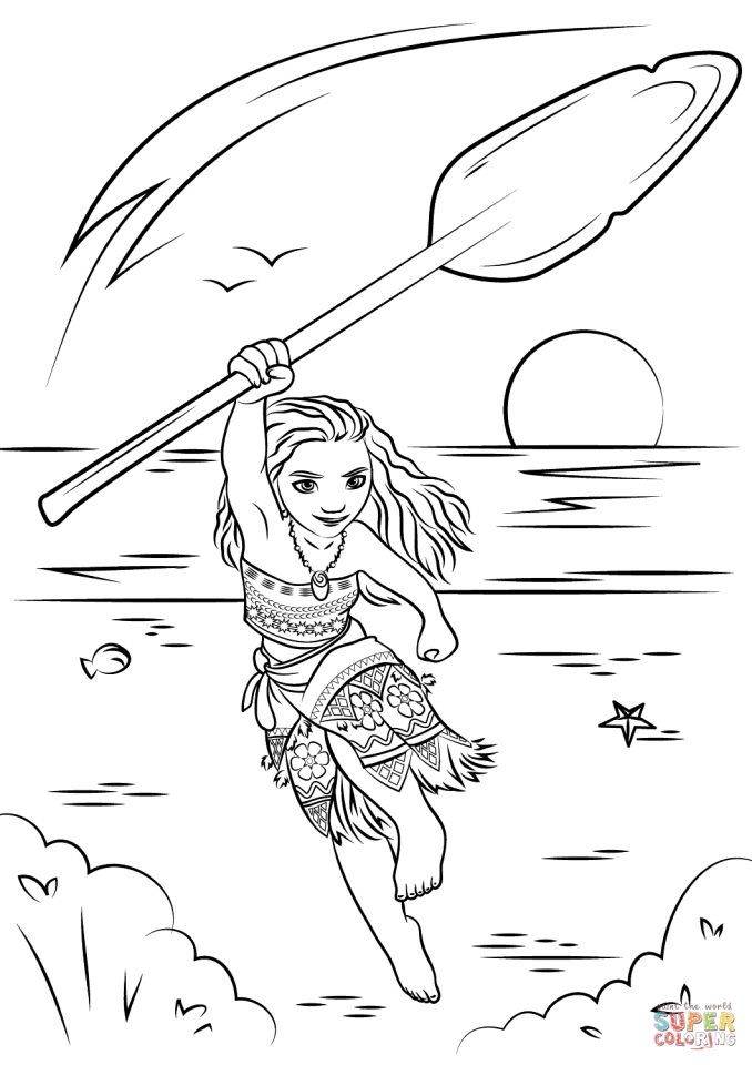 Get This Disney Moana Coloring Pages TGZ45