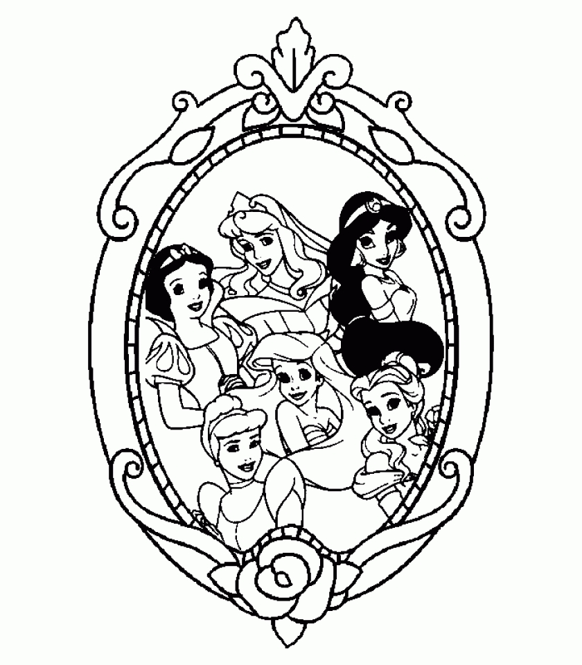 Get This Disney Princess Coloring Pages Free Printable 679159