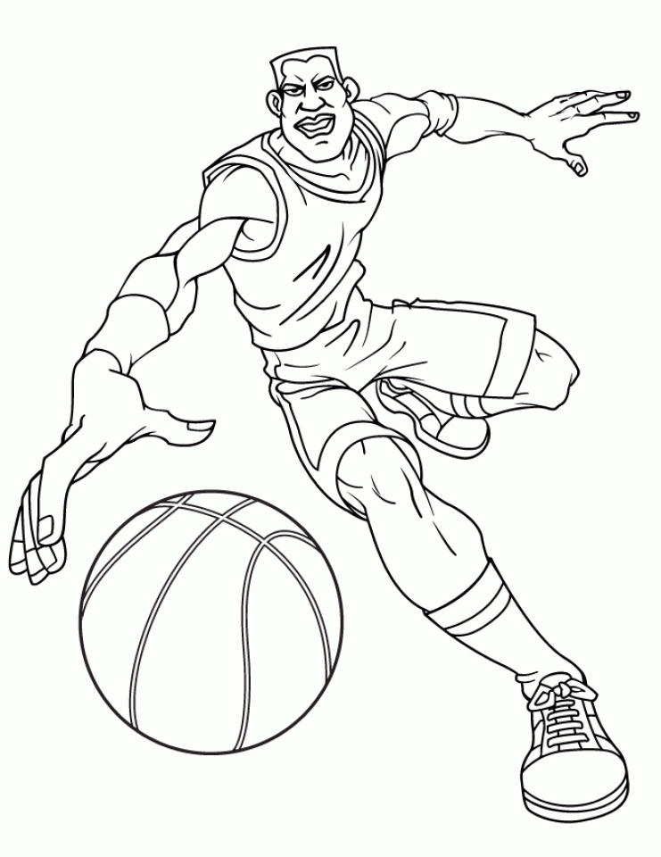20+ Free Printable Basketball Coloring Pages - EverFreeColoring.com