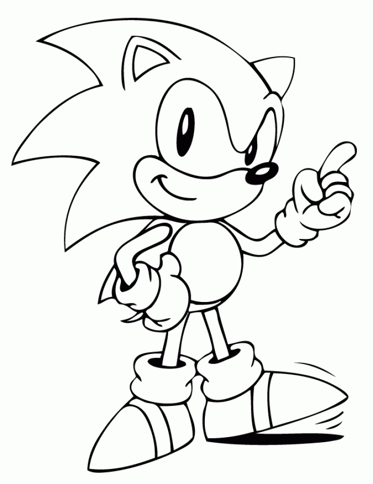 Get This Free Sonic Coloring Pages 119149