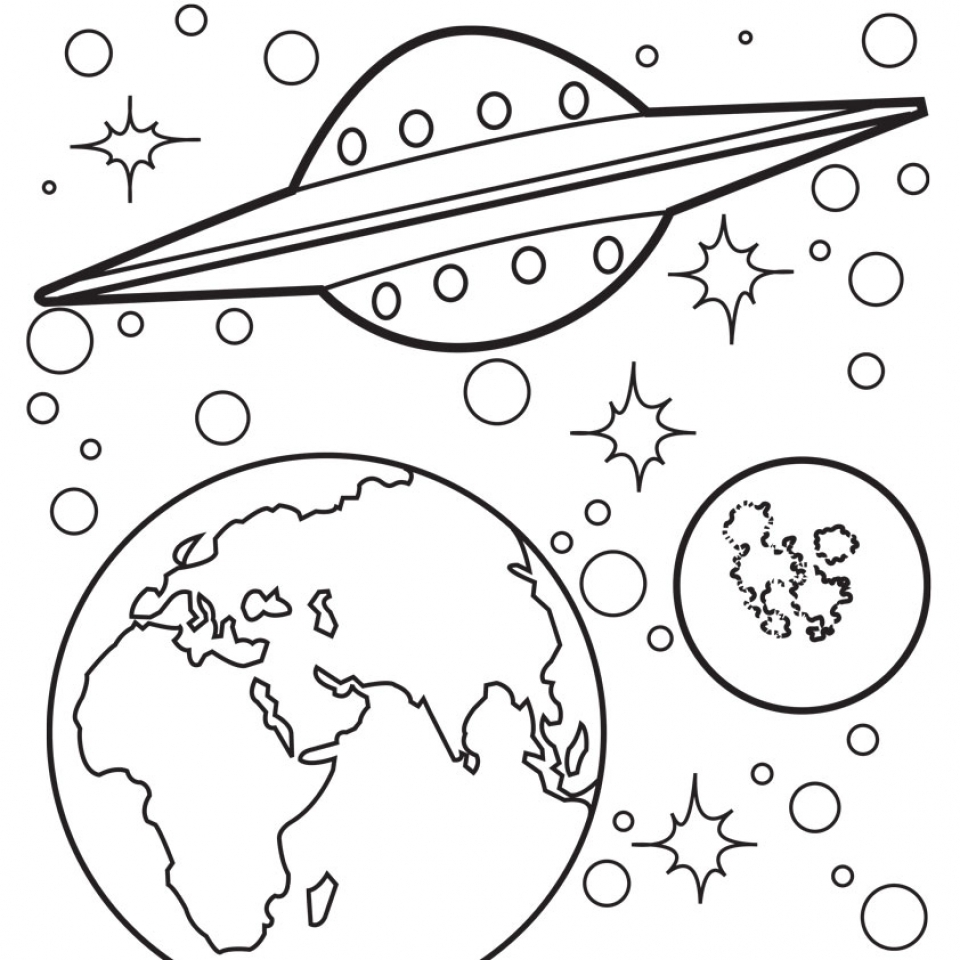 Get This Free Space Coloring Pages 18fg18