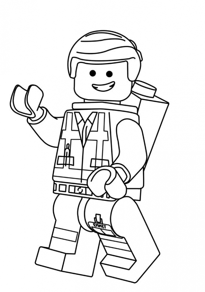 Get This Free The Lego Movie Coloring Pages 623680