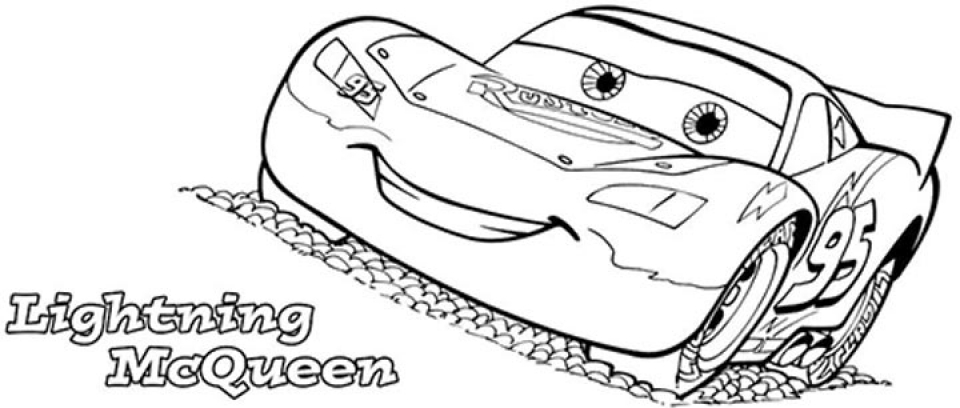 20 Free Printable Lightning McQueen Coloring Pages