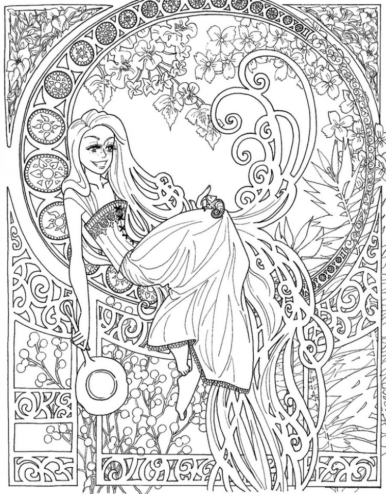 Get This Online Art Deco Patterns Coloring Pages for ...