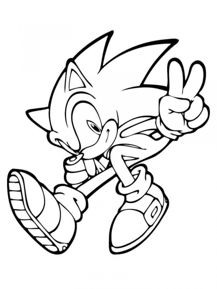 Get This Online Sonic Coloring Pages 703913