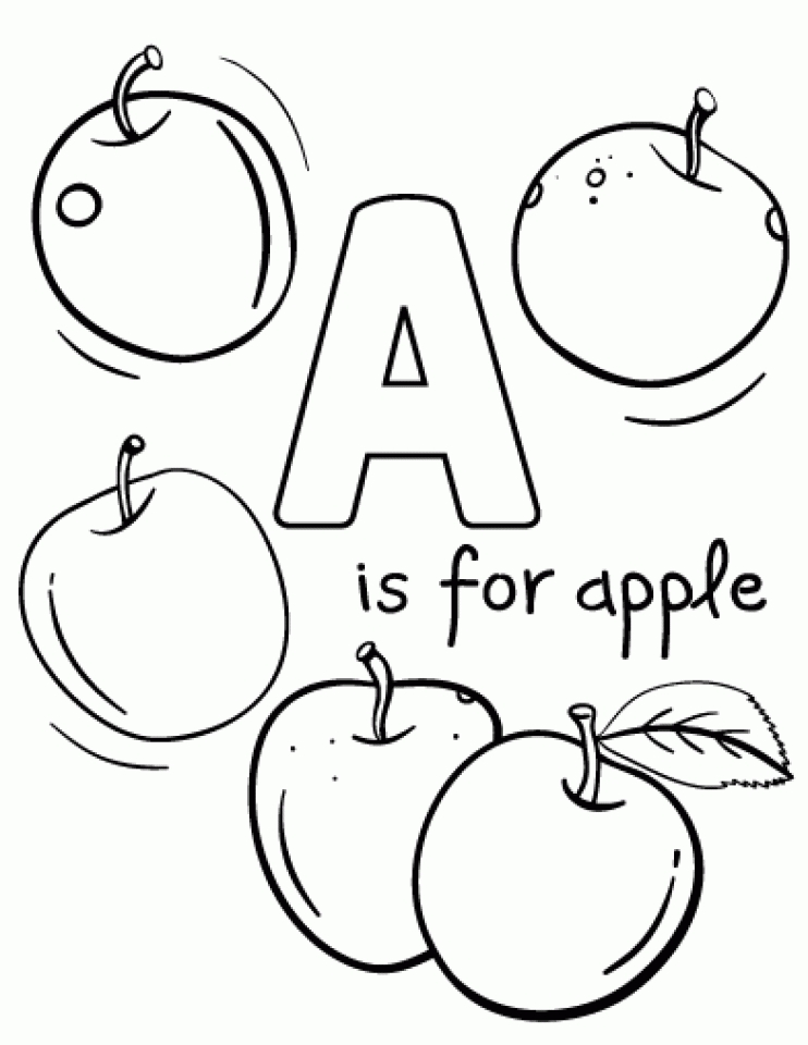 20 Free Printable Apple Coloring Pages EverFreeColoring