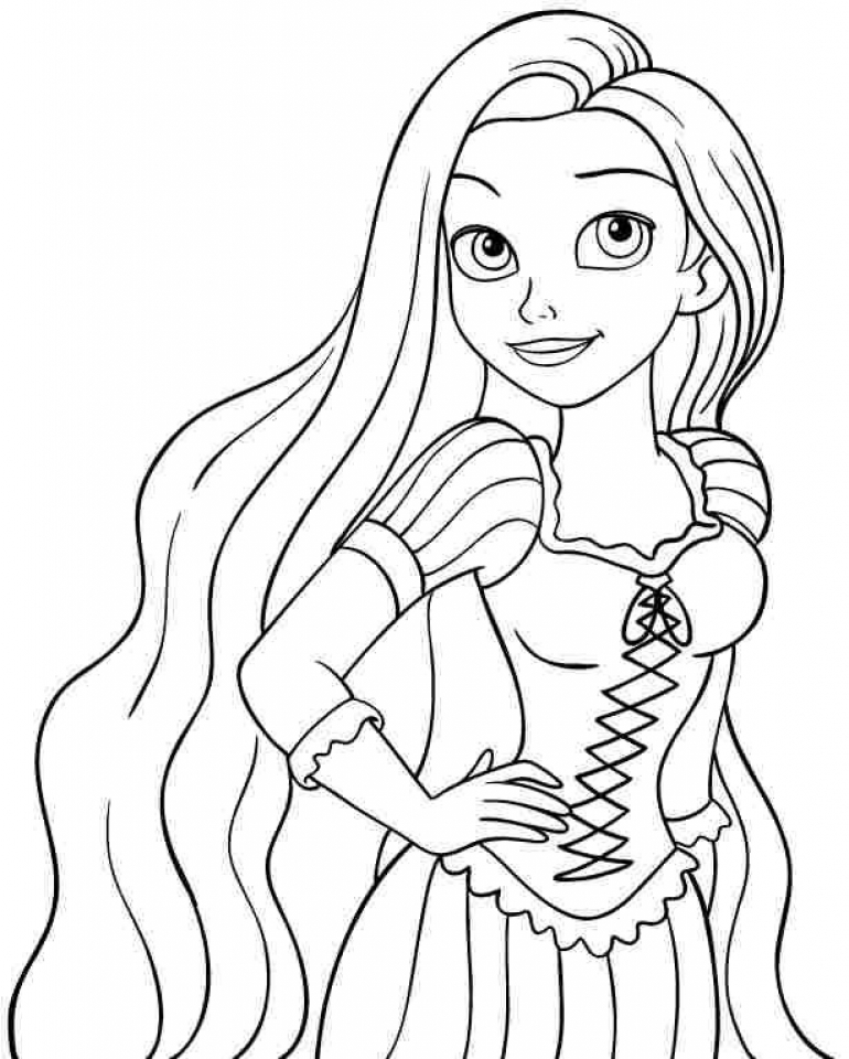 Printable Coloring Pages Of Disney Princesses