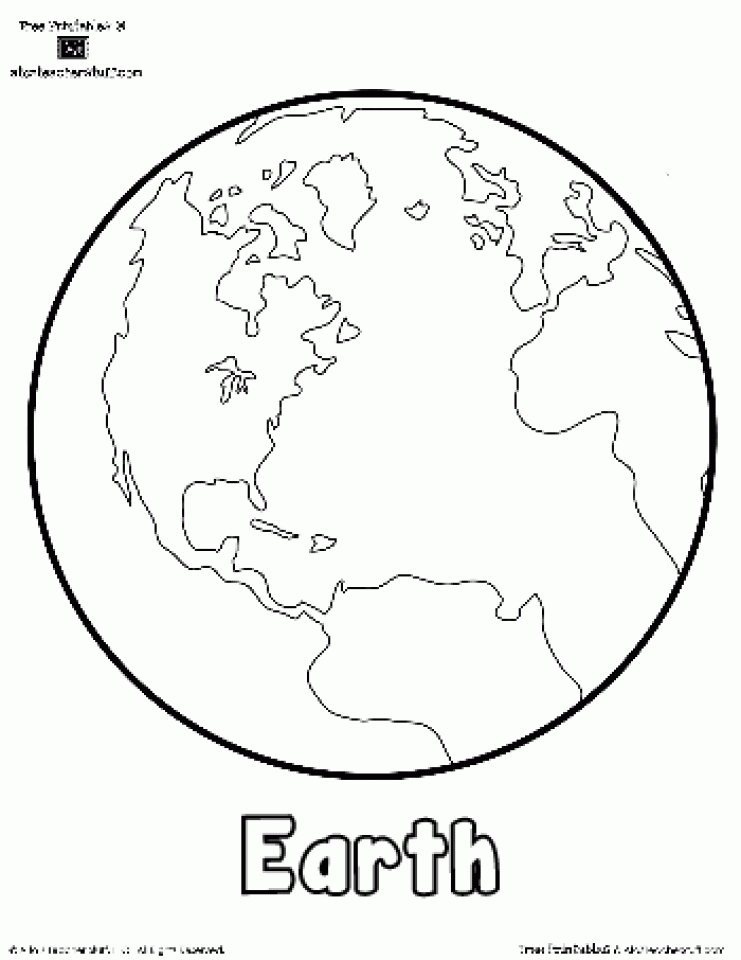 Get This Printable Earth Coloring Pages 7ao0b