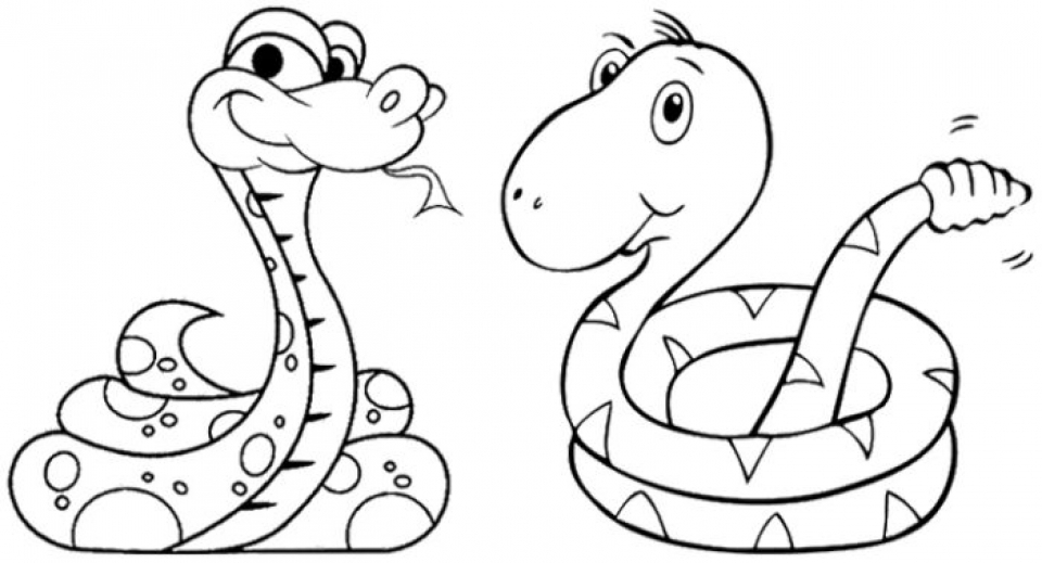 Get This Printable Snake Coloring Pages Online 89391