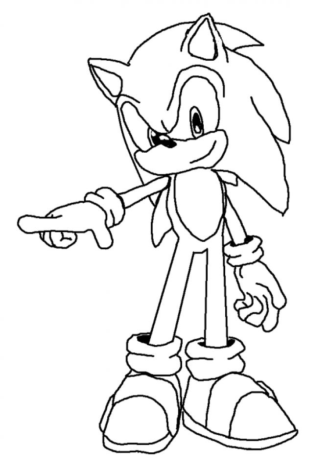 Get This Printable Sonic Coloring Pages Online 387822