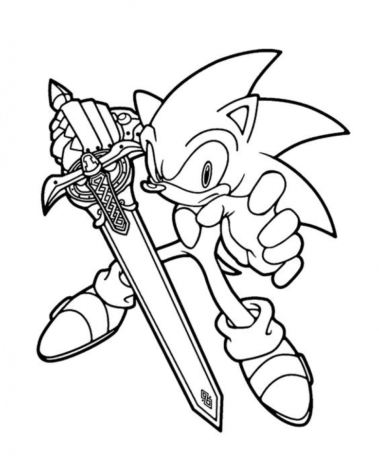 Get This Printable Sonic Coloring Pages Online 711864
