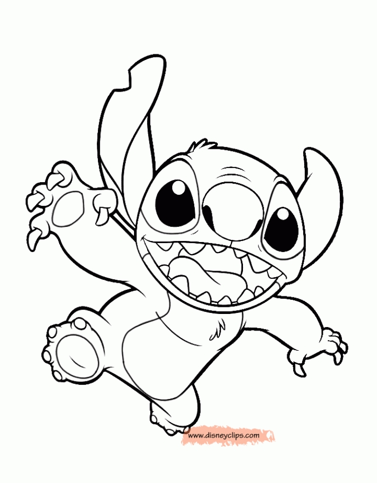 Stitch Page Heart Coloring Pages