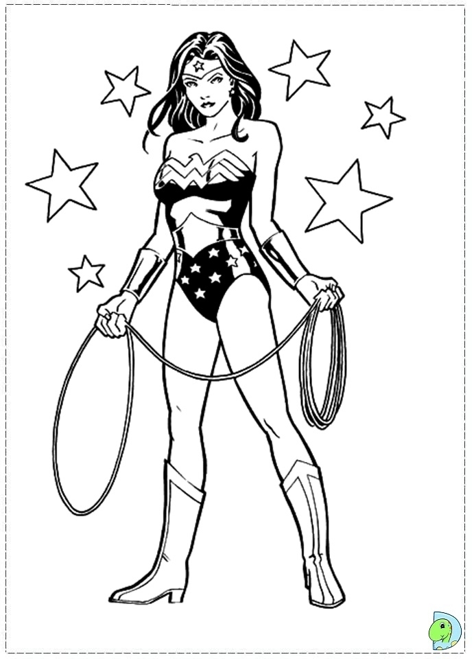 Get This Printable Wonder Woman Coloring Pages 9wchd