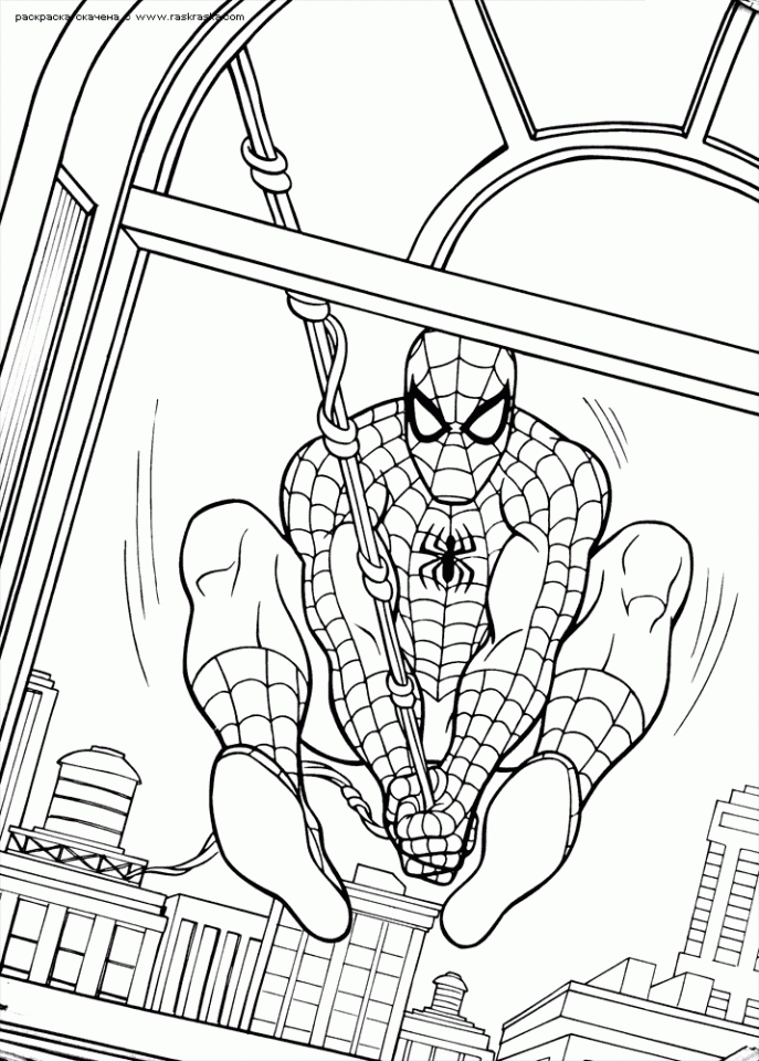Get This Spiderman Coloring Pages Free Printable 655754