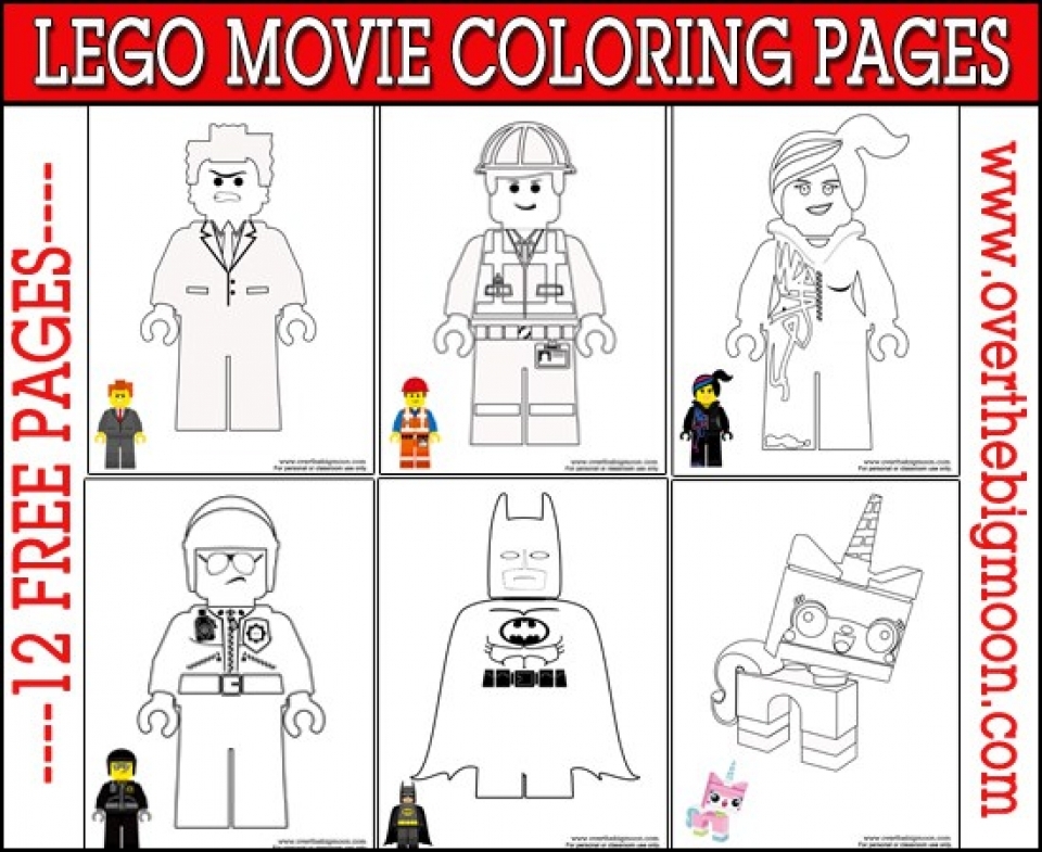 Get This The Lego Movie Coloring Pages Free Printable 772667