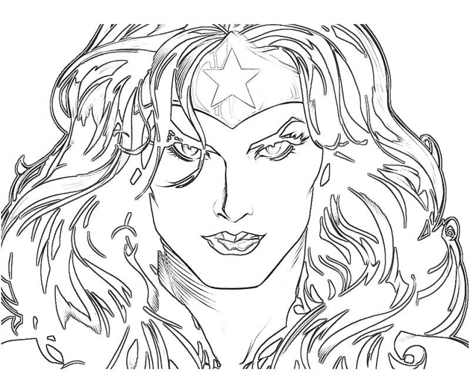 20+ Free Printable Wonder Woman Coloring Pages - EverFreeColoring.com